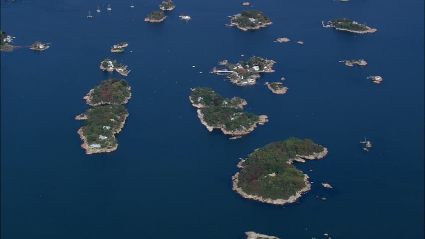 Thimble Islands From High Up United States, New Haven County-2008