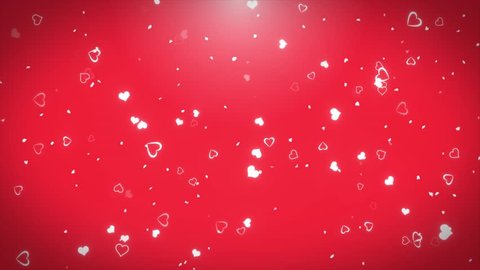 4k Romantic flying heart lovely heart backdrop Seamless loop . For St. Valentine's Day, Mother's Day, wedding anniversary greeting cards, wedding invitation or birthday.