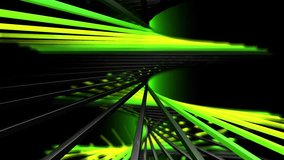Kinetic Helix 30 VJ Loops Pack is a collection of  full HD Seamless VJ Clips featuring kinetic helixs rotating on an axis with Green and lime colors.