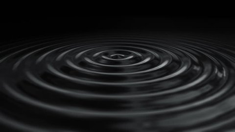 Beautiful water surface. Abstract background with animation waving and rippling liquide surface. Animation of seamless loop.