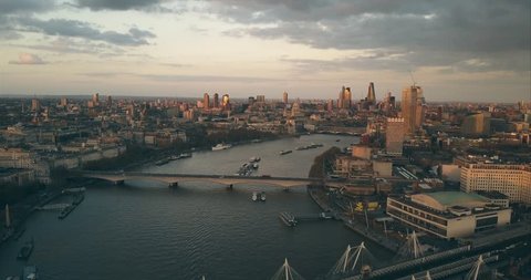 City Sunset Skyline Views - LONDON