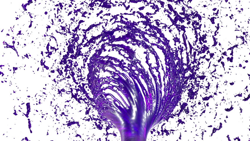 violet liquid tornado beautiful colored juice: стоковое видео (без лицензио...
