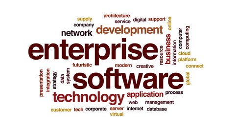 Enterprise Software Animated Word Cloud Text Stock Footage Video (100%  Royalty-free) 25644824 | Shutterstock