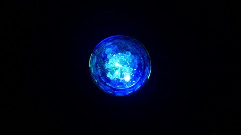 Pulsing Blue and Green Disco Light