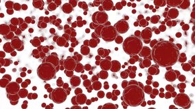 Colorful molecules floating in loop. Medical or chemistry background. 4K. 3D Rendering. - Powered by Shutterstock - Get 15% off with code: PIKWIZARD15