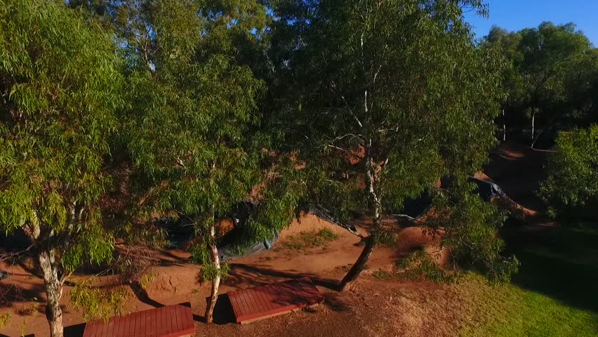 Aerial view adelaide city in south Australia