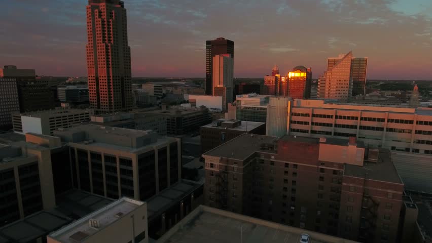 Aerial Iowa Des Moines September 2016 4K