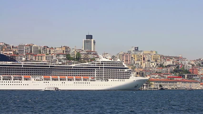 ISTANBUL - MAY 2: Cruise Ship MSC Magnifica docked in port on May 2, 2012 in