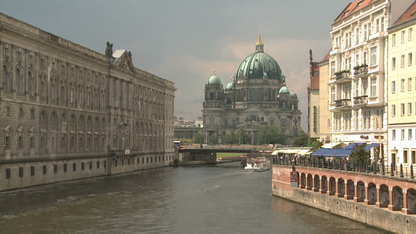 Berlin Cathedral (Berliner Dom) with Spree River at daytime