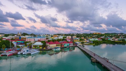 St. John, Antigua and Barbuda at the port.