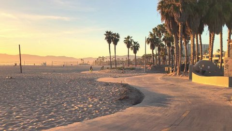 Venice beach, Santa Monica, California, USA - March 29, 2017 :Venice beach Santa Monica California USA