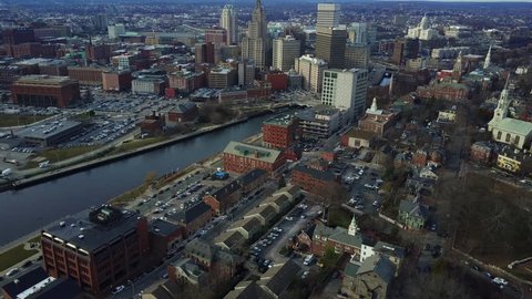 Downtown Providence, aerial