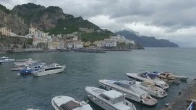 Amalfi, Italy Aerial video
