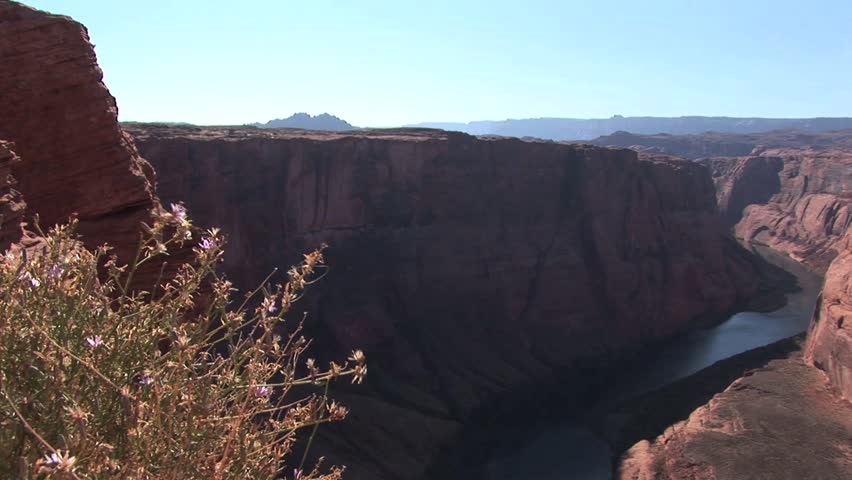 View of the Colorado River from Horseshoe Bend, Navajo Reservation, Arizona 