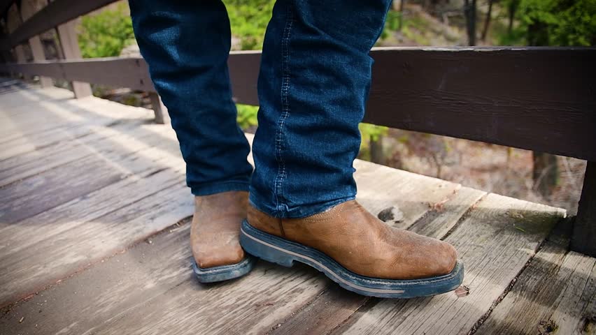 man cowboy boots