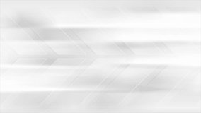 Abstract tech light grey arrows and stripes motion graphic design. Video animation Ultra HD 4K 3840x2160