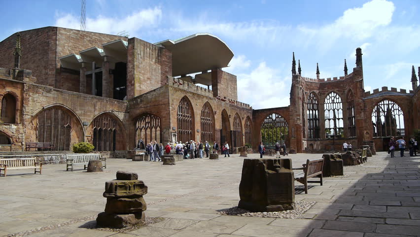 The bombed-out ruins of Coventry