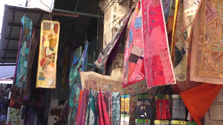 The Arab Market in Jerusalem. 스톡 동영상 비디오(100% 로열티 프리) 25856066 | Shutterstock