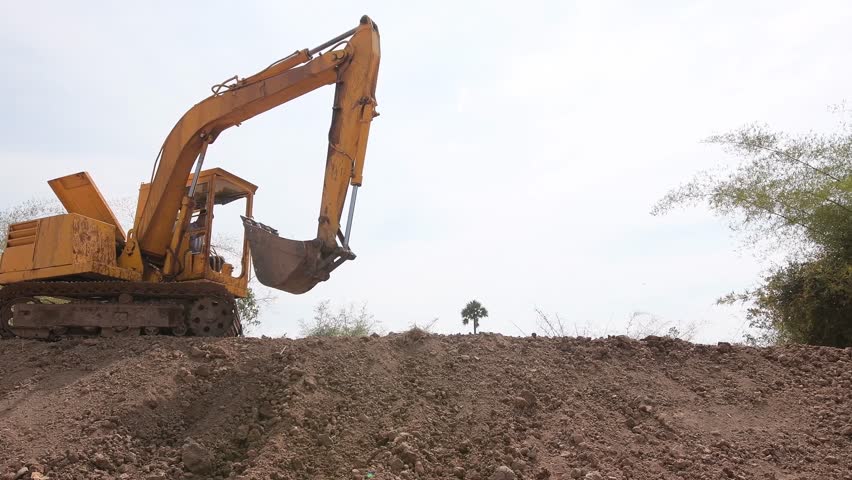 digger machine Stock Footage Video (100% Royalty-free) 25864847 ...