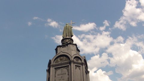 Monument to Saint Vladimir (1853) in Kiev