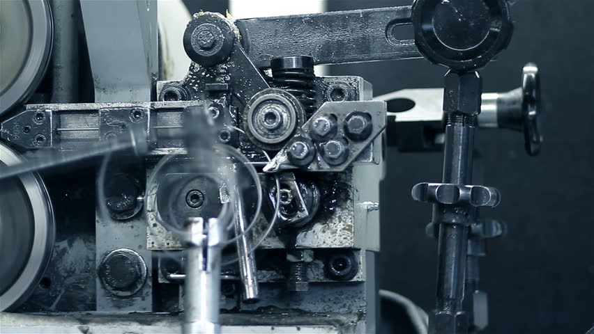 Production machine in motion