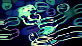 Video Background 0212: Abstract fluid forms ripple and flow (Loop).