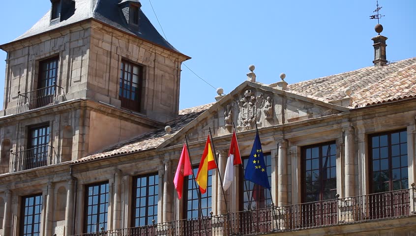 Ayuntamiento in the Plaza del Ayuntamiento. Toledo. Spain