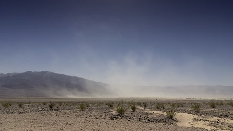 Desert Wind storm - Time Lapse - Death Valley