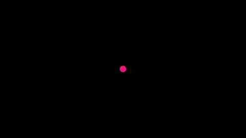Radio wave style Polygon Animation. Retro style. Loop. Pink.
