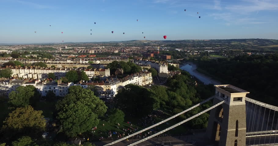 Bristol Balloon Fiesta Drone Footage 4k