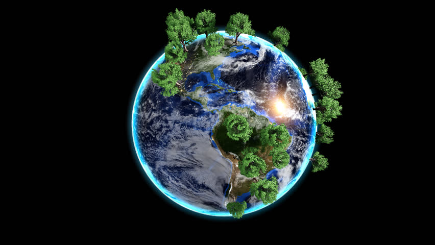 Earth tree (with alpha) | Shutterstock HD Video #25974506