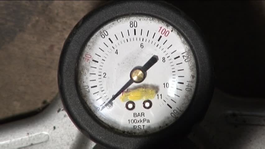 cycle pump with pressure gauge