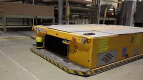 Industrial interior, conveyor, production room, production of ceramic tiles, factory production, modern factory interior, ceramic tiles,  Electrical Automated Guided Vehicles Platform, modern plant - Powered by Shutterstock - Get 15% off with code: PIKWIZARD15