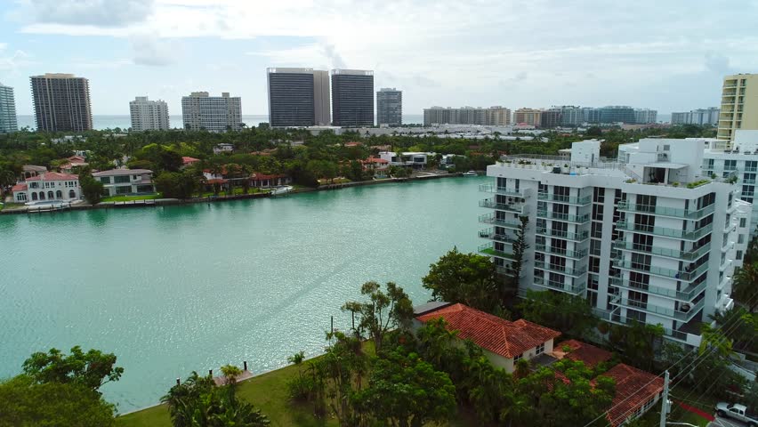 Aerial video Bal Harbour Florida