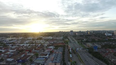 Aerial View Of Bandar Sunway Stock Footage Video 100 Royalty Free Shutterstock