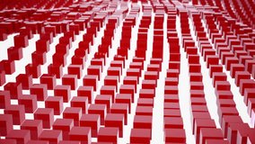 Floating in space red shiny cubes.
Loop ready animation. - Powered by Shutterstock - Get 15% off with code: PIKWIZARD15