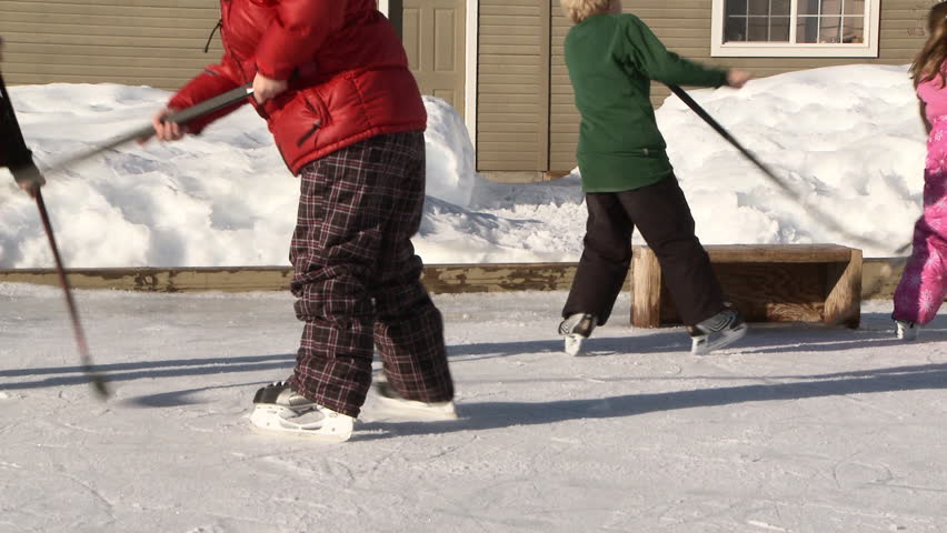 little kids ice skating