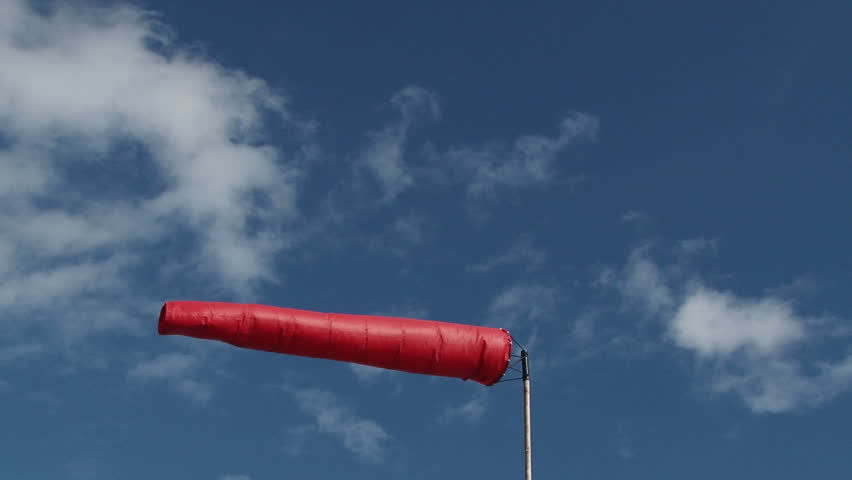 Windsock in St Kitts, at the port in Basseterre