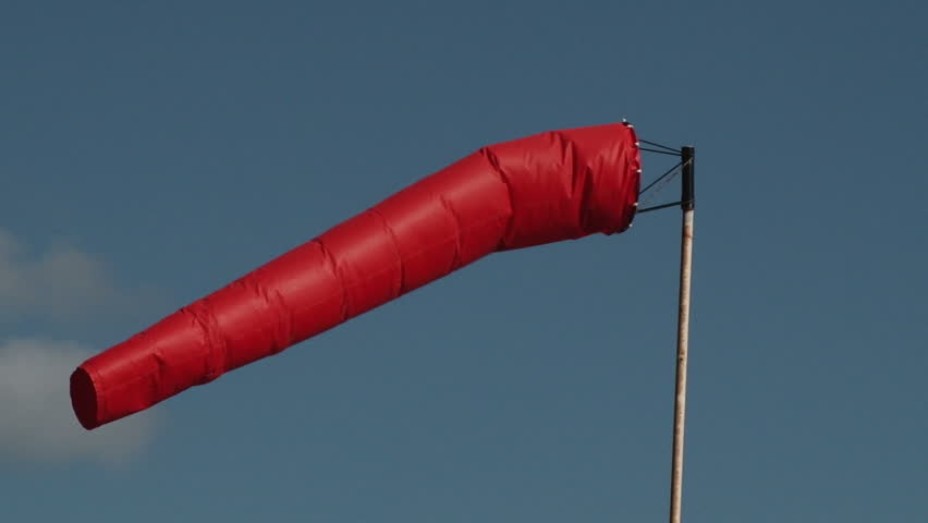 Windsock in St Kitts, at the port in Basseterre