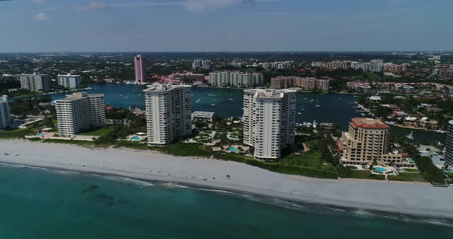 Aerial Footage of Boca Raton, Florida