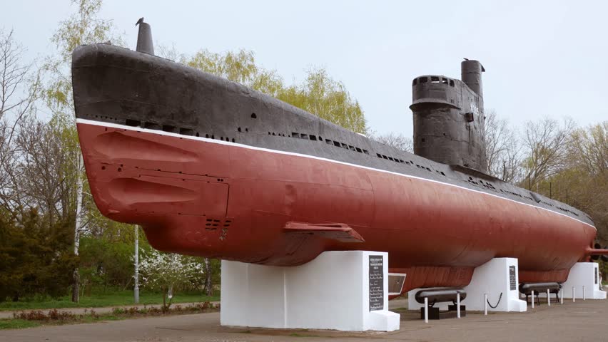 Military submarine "Malyutka." Odessa, 411 battery