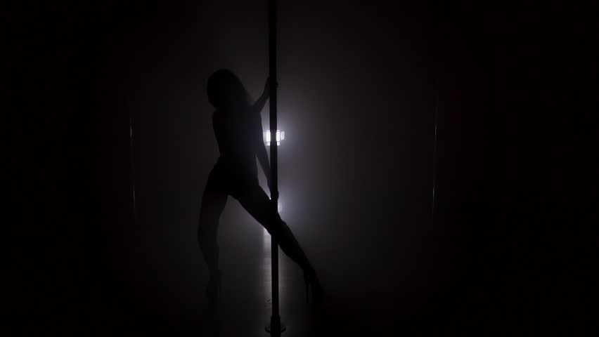 Dance stripper video pole Woman strips