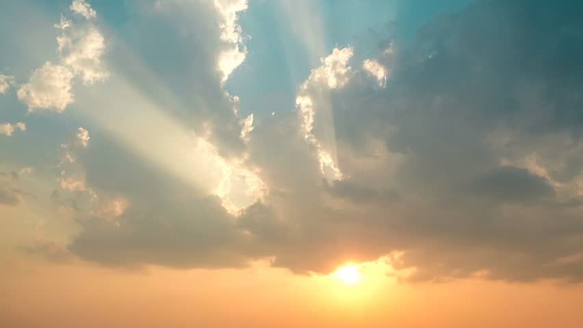 Sunrays behind the clouds image - Free stock photo - Public Domain ...