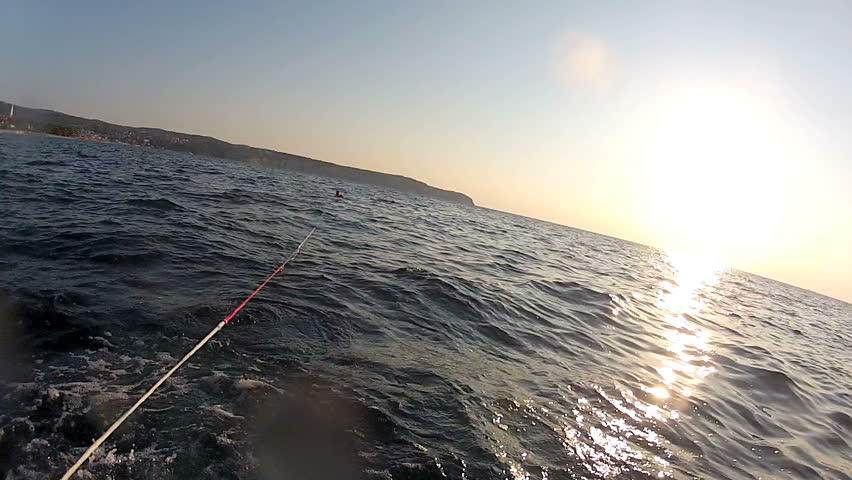 Wakeboarding, front view
