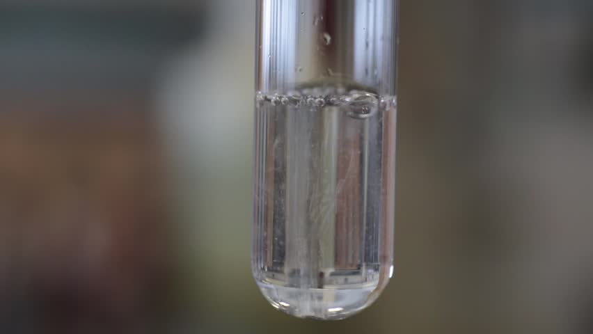 Chemical Reaction in a Test Stock Footage Video (100