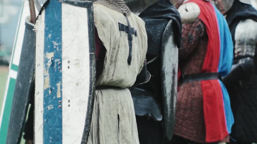 Knights in the rain