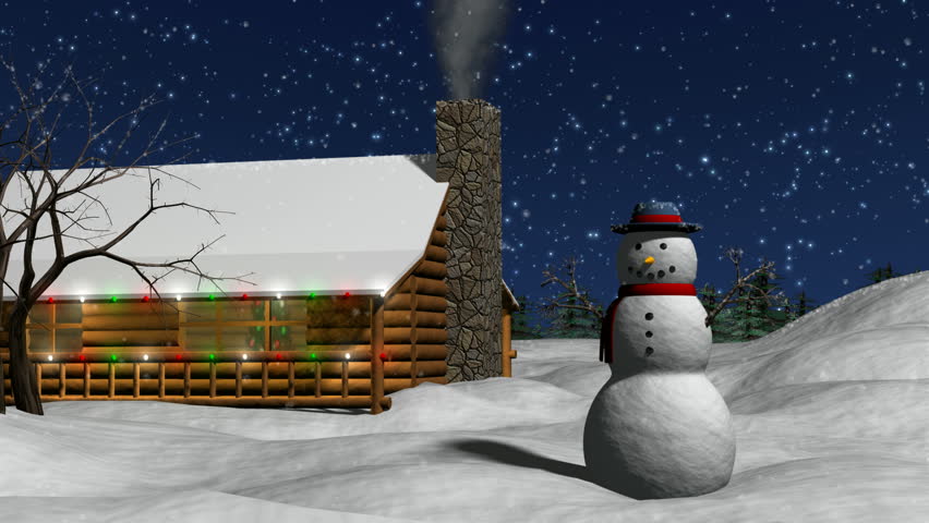 Snowman in Snow HD1080