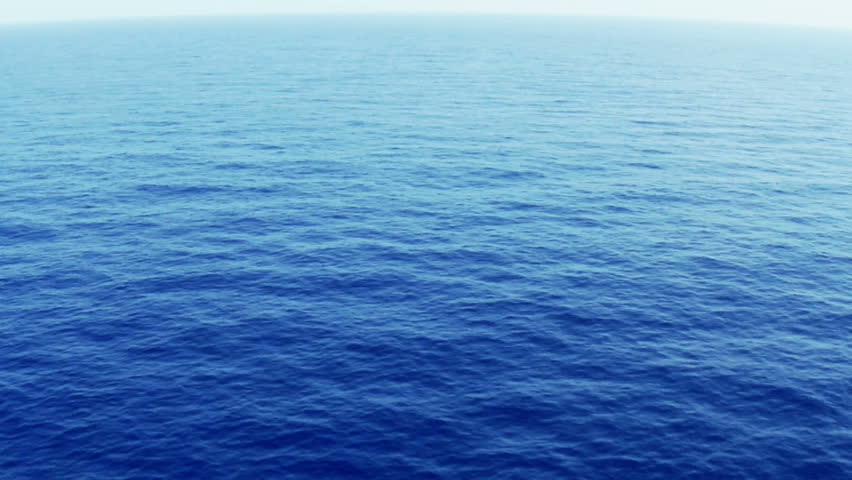 A close-up shot of the open ocean.