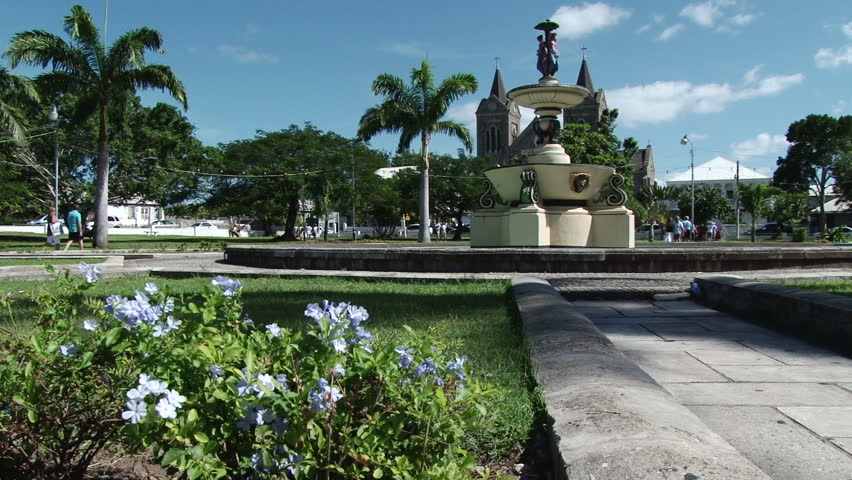 Basseterre - Independence Square and the Co-Cathedral