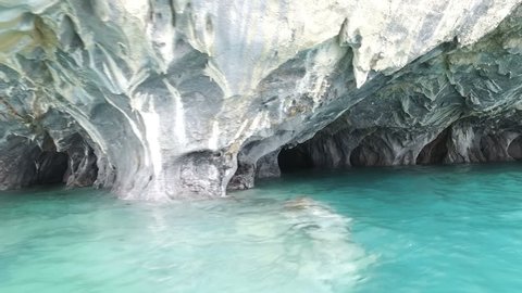 Marble caves en Chile